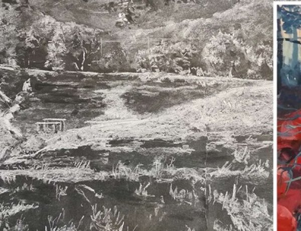 lát/kép - Vida Gizella kiállítása Nyíregyházán