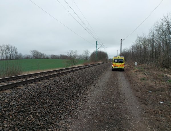 Vonatgázolás történt pénteken reggel