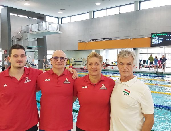 Kilenc érmet szereztek Bécsben a szenior úszók