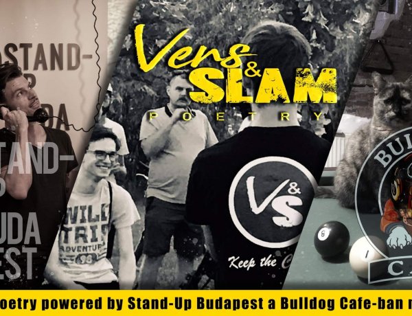 Május 20-án a Vers&Slam Poetry egyesül a Stand-up Budapesttel egy este erejéig