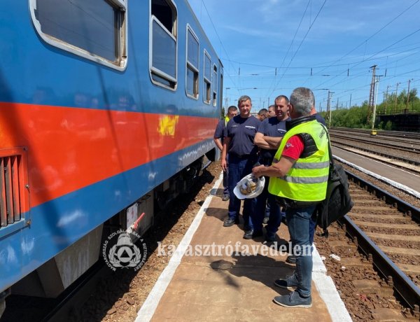  MÁV szakmai képzés – Fókuszban a vasúti balesetekkel kapcsolatos tűzoltói beavatkozások