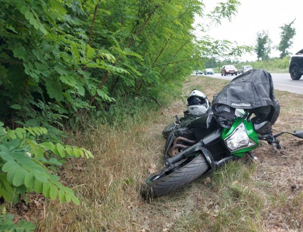 Súlyos motoros baleset történt Nyíregyháza és Sóstógyógyfürdő között