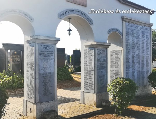Emlékezz és emlékeztess -  A Holokauszt áldozatainak emlékére megemlékezést tartanak