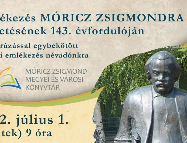 Emlékezés Móricz Zsigmondra – Születésének 143. évfordulóján
