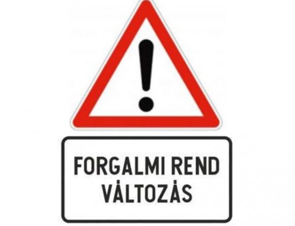 Új forgalmi rend kerül kialakításra a Mák - Nefelejcs - Ibolya utcákon a Hunyadi út és István utca közötti szakaszokon