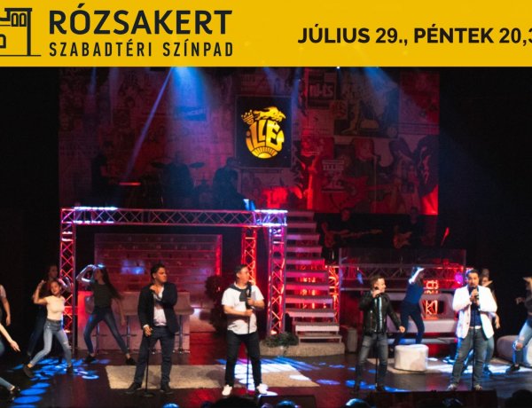 Pénteken a Tied a világ..., szombaton a Múviláv produkcióval várják a romantikus nyári esték kedvelőit a Rózsakertben! 