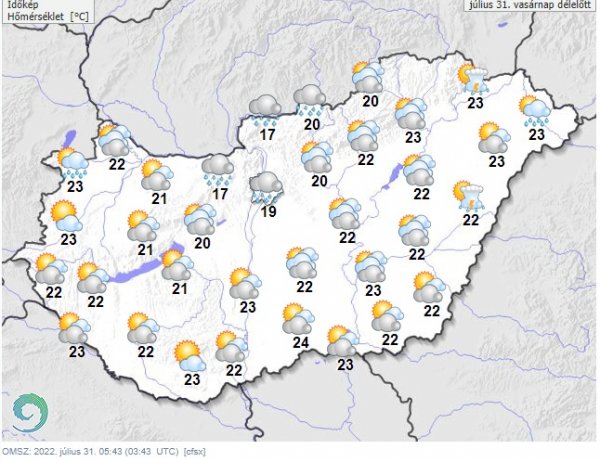 Többféle csapadék is lehetséges, mutatjuk hol esik majd