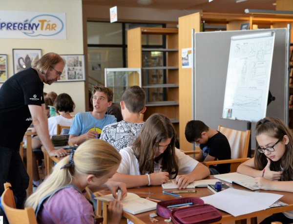 Tábor a könyvtárban – A képregények barátai táboroznak a héten a Móricz Zsigmond Könyvtárban