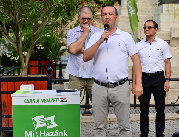 A rezsimegszorítások ellen tüntetett a Mi Hazánk