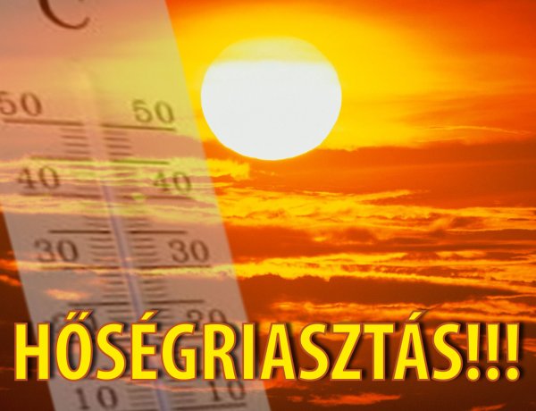 Akár 36 fok is lehet – újra életbe lépett a harmadfokú hőségriasztás