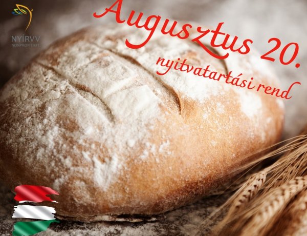 A NYÍRVV által üzemeltetett piacok augusztus 20-án zárva tartanak