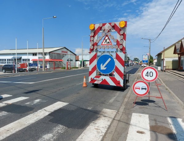 A Magyar Közút megkezdte a kátyúzási munkálatokat a Debreceni úton