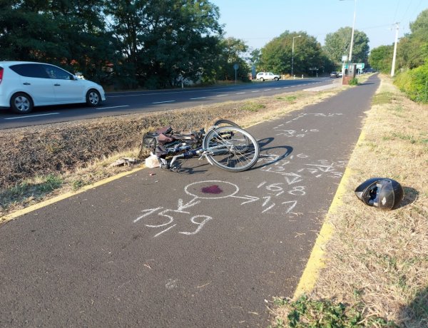 Gyalogos és kerékpáros sérült meg egy csütörtöki balesetben
