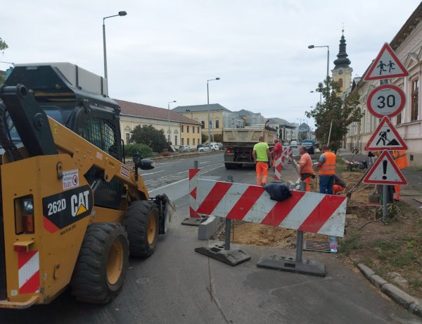 A Luther utcánál újabb forgalomkorlátozás van érvényben