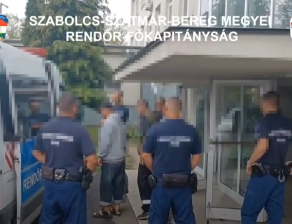 Körözési akciót tartott a Nyíregyházi Rendőrkapitányság