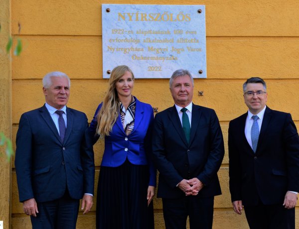 100 éves lett Nyírszőlős – Emléktáblát avattak a centenáriumi ünnepségen