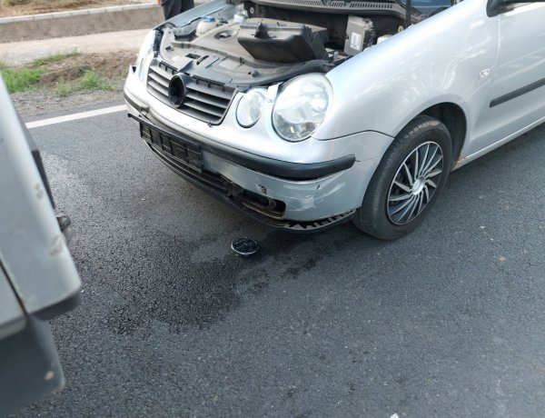 Hármas ráfutásos baleset történt Nyírpazonynál kedden késő délután