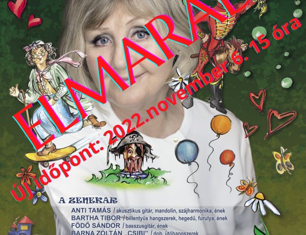 Halász Judit koncert új időpontban