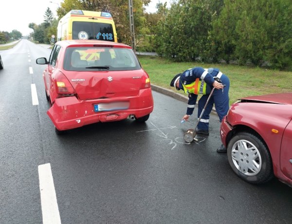 Ráfutásos baleset történt a Korányi Frigyes utcán