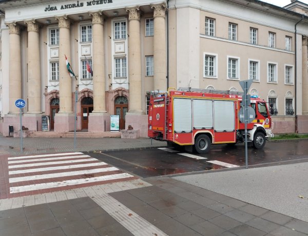 Tűzjelző riasztott szombaton a Jósa András Múzeumban