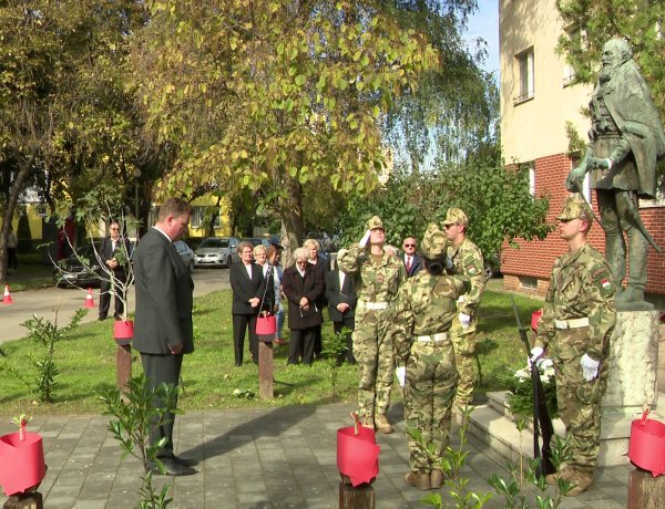 Az aradi vértanúkra emlékeztek Nyíregyházán is