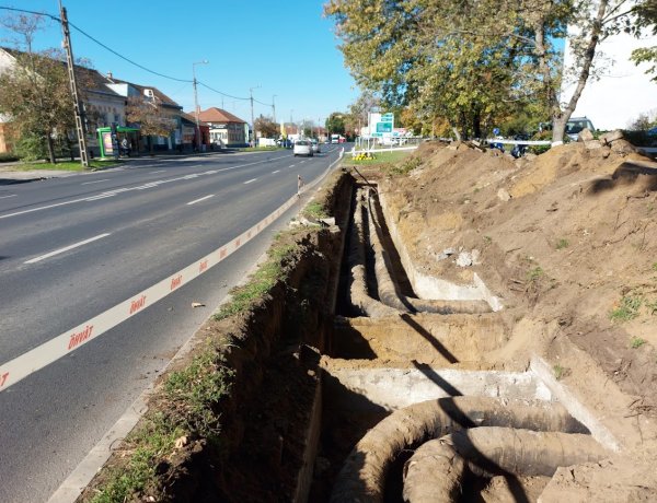 Korszerűsítési munkálatokat végez a Nyírtávhő a Rákóczi utcán