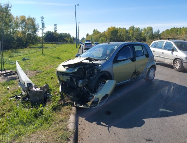 A Tüzér utcán történt személyi sérüléssel járó baleset hétfőn