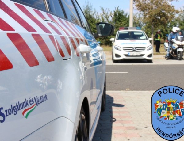 Közlekedésrendészeti ellenőrzés az M3-as autópálya Szabolcs megyei szakaszán