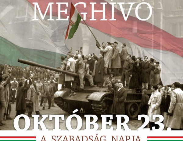 Megemlékezések az 1956-os forradalom és szabadságharc 66. évfordulójának tiszteletére Nyíregyházán