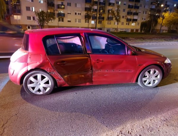 Pénteken este az Állomás téren történt baleset