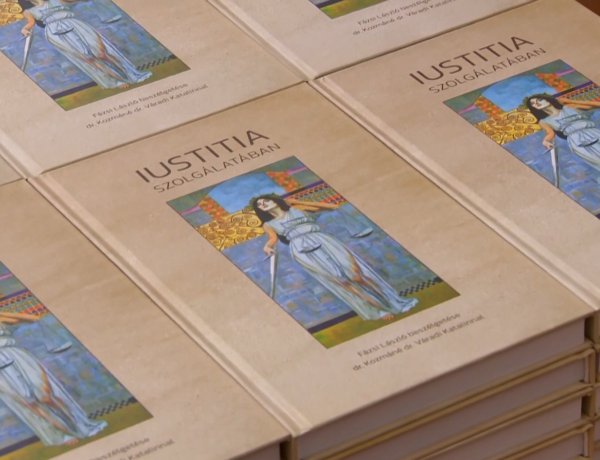 Könyvbemutató a Törvényszéken – Könyv jelent meg a Nyíregyházi Törvényszék nyugalmazott tanácselnöke életéről, munkásságáról