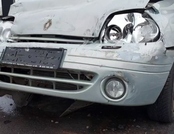 Az Orosi úton történt ráfutásos baleset hétfőn