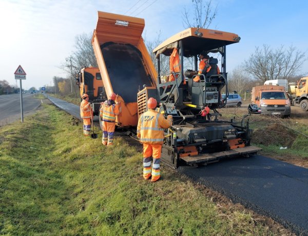 Járdát építenek több mint 700 méter hosszan Nyírpazony és Kabalás között