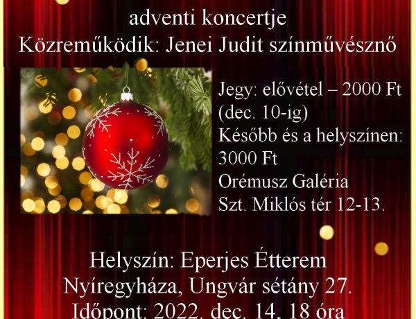 A Dolce Trio adventi koncertje