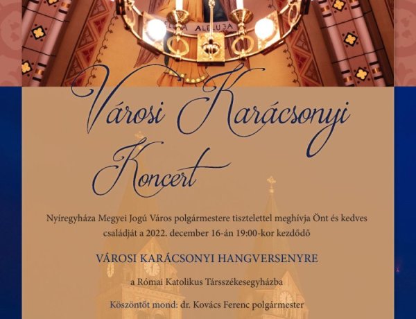 Karácsonyi hangverseny és adventi gyertyagyújtás 