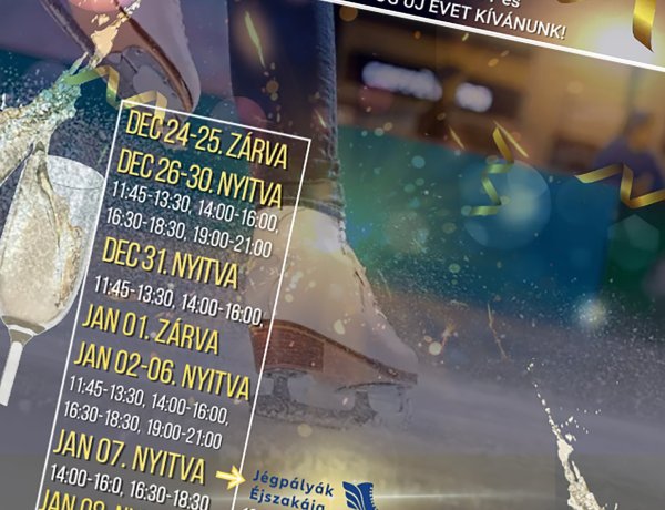 Nyitva a Városi Jégpálya, lehet korcsolyázni