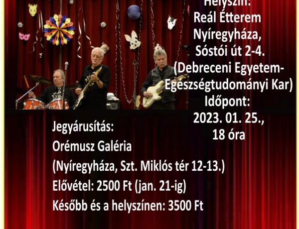 Fergeteges farsangi fieszta – Ret-Rock, azaz egy új régi banda!