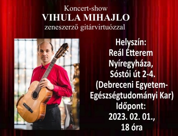 Koncert-show Vihula Mihajlo zeneszerző gitárvirtuózzal