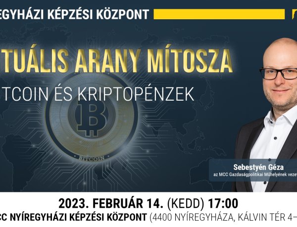 Sebestyén Géza: A virtuális arany mítosza – Bitcoin és kriptopénzek