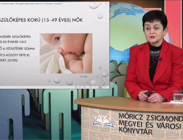 Demográfiai kihívások – Online előadás a könyvtár YouTube-csatornáján