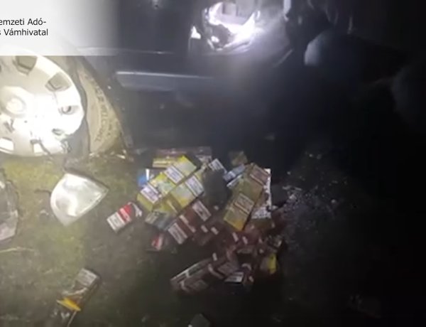 Autója és cigarettája is égett