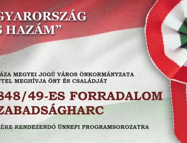 „Magyarország édes hazám” – Március 15-ei ünnepi programok Nyíregyházán