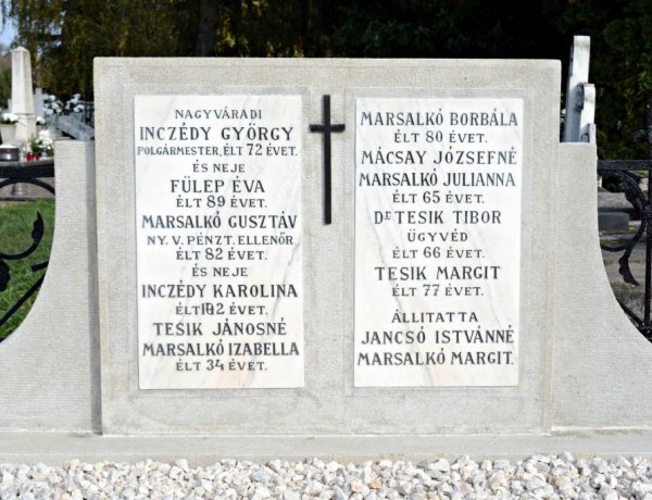 Amiről az utcák mesélnek – Inczédy György síremléke előtt