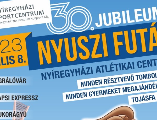 Jubileumi Nyuszi futás az Atlétikai Centrumban