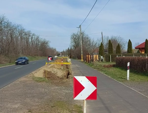 Közműépítési munkák miatt forgalom- és sebességkorlátozás van érvényben a Westsik Vilmos utcán
