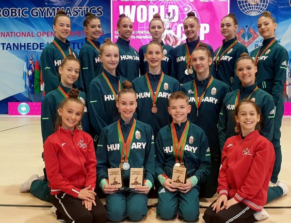 Bronzérmek Portugáliából - Jól szerepeltek az aerobikosok