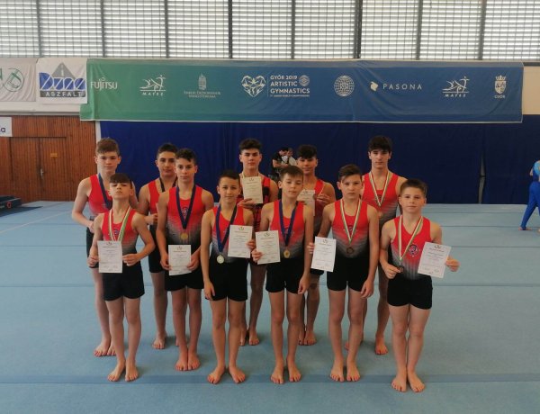A fővárosban a fiú tornászok 