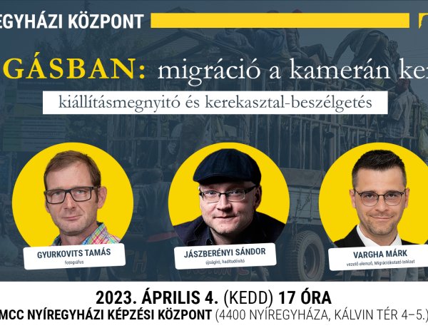 Mozgásban: migráció a kamerán keresztül – kiállításmegnyitó és kerekasztal-beszélgetés
