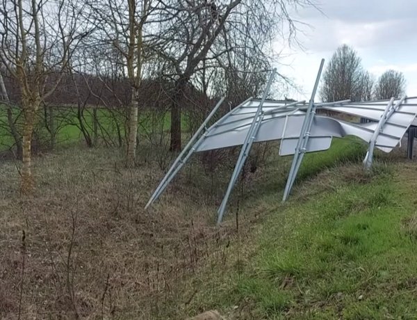 A viharos szél számos kárt okozott Szabolcs-Szatmár-Bereg vármegye területén