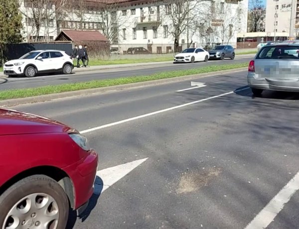 Ráfutásos baleset történt szerda délután az Erdő soron